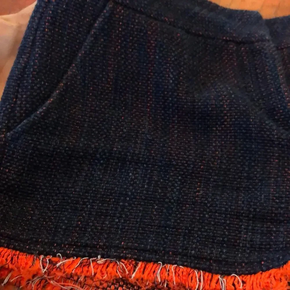 Trina Turk Fringe Corbin POP Tweed Shorts